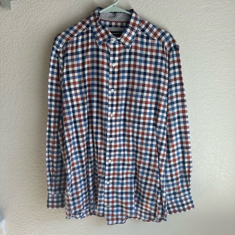 Johnston & Murphy Button Down Shirt - Size L